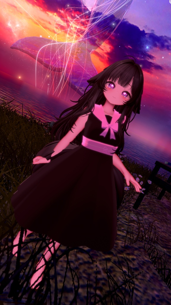 夕涼み花火セーラーワンピ / Yusuzumi Hanabi Sailor Dress【17アバター対応衣装】