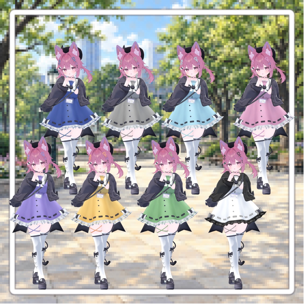 オタクくんを◯すこあくまセーラー / OtakuKiXXr Little-Devil Sailor Outfit【17アバター対応衣装】