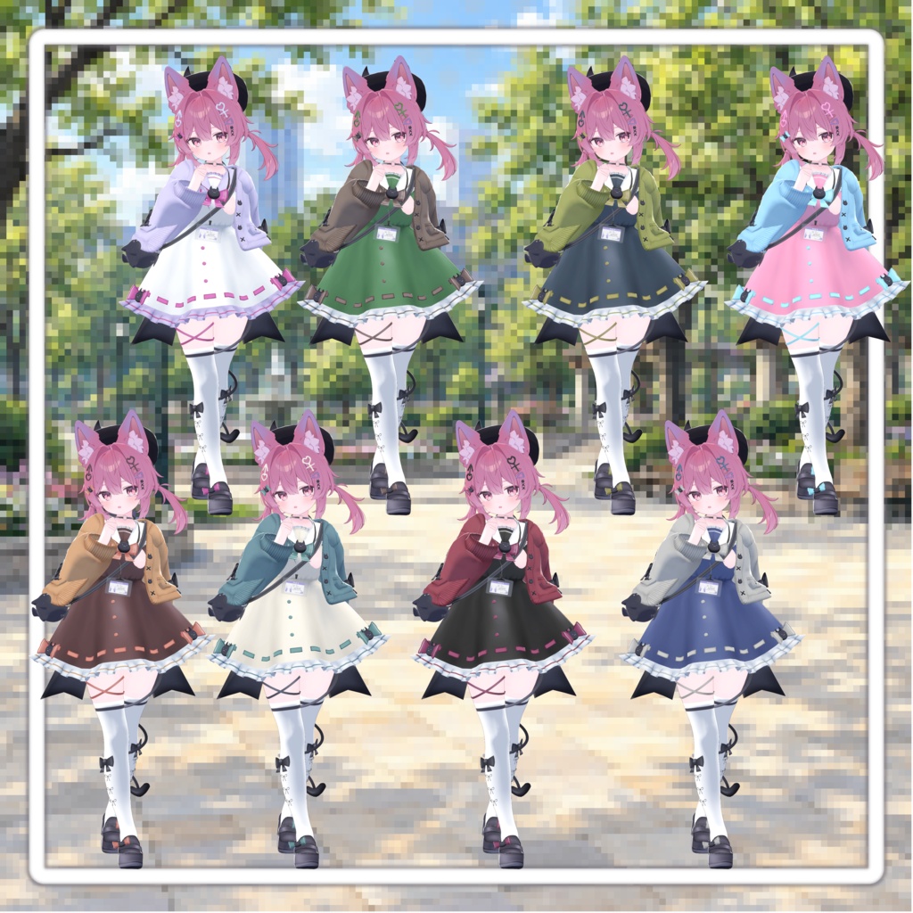 オタクくんを◯すこあくまセーラー / OtakuKiXXr Little-Devil Sailor Outfit【17アバター対応衣装】