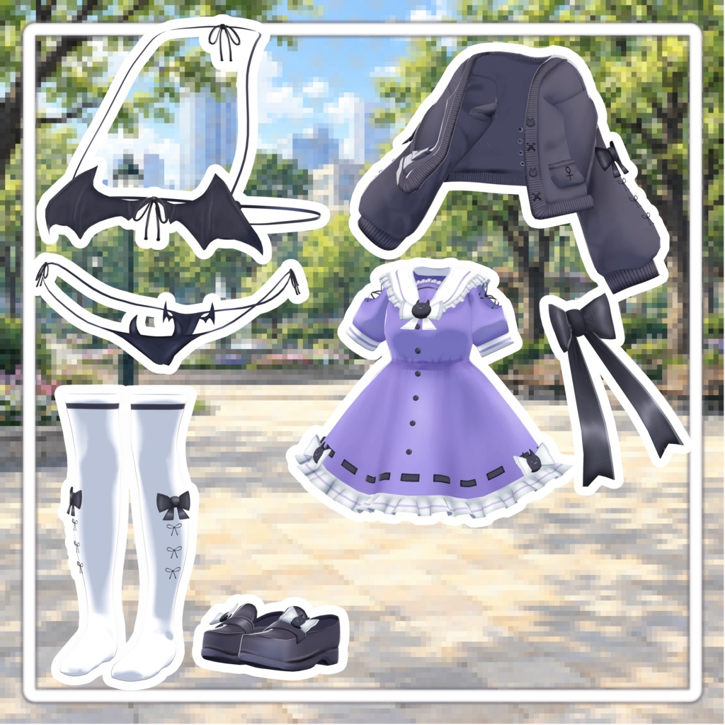 オタクくんを◯すこあくまセーラー / OtakuKiXXr Little-Devil Sailor Outfit【17アバター対応衣装】
