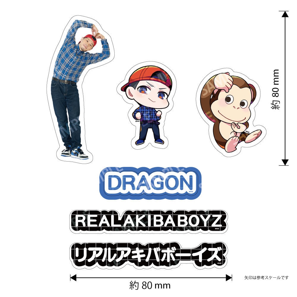 【レギュラーグッズ】RAB ダイカットステッカーセット