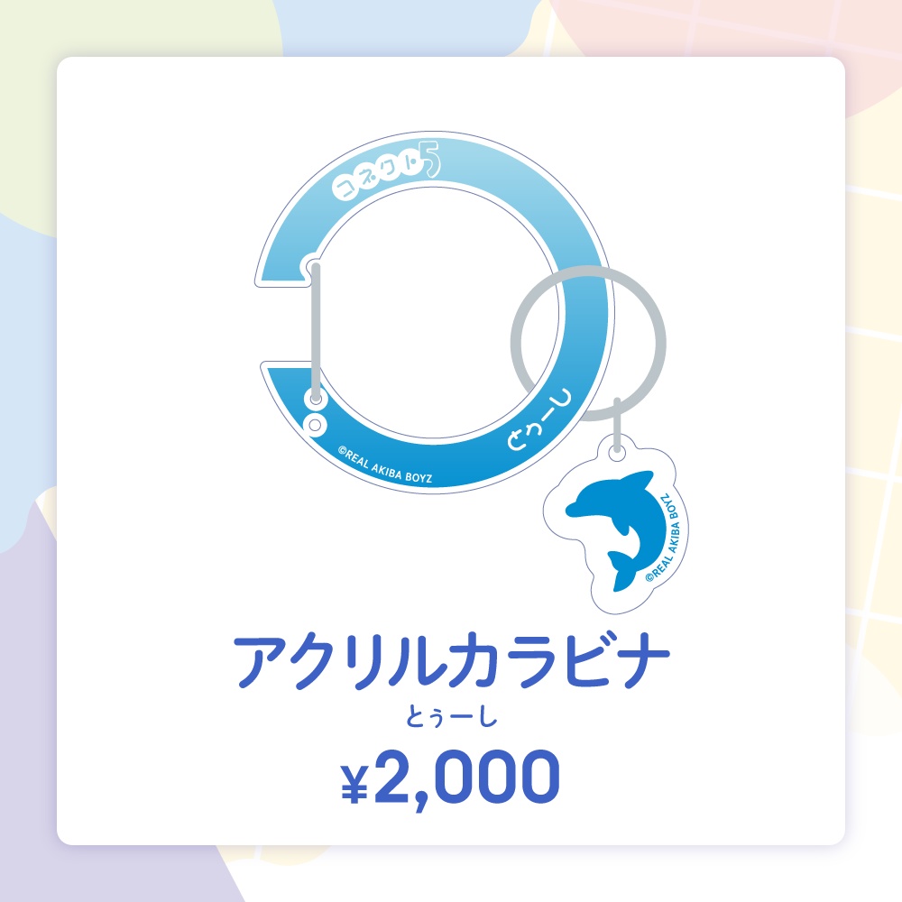 【コネクト5】アクリルカラビナ 事後通販