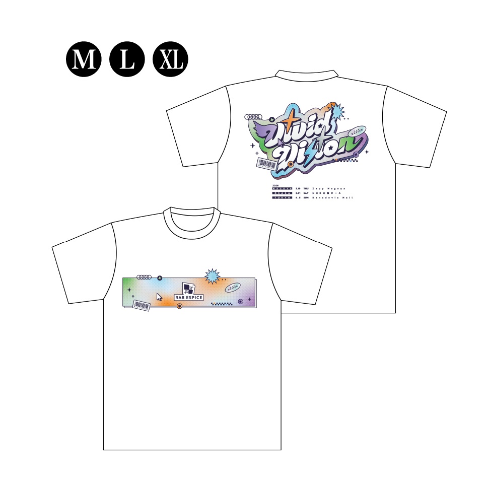 【”VIVID VISION”】Tシャツ【事後通販】