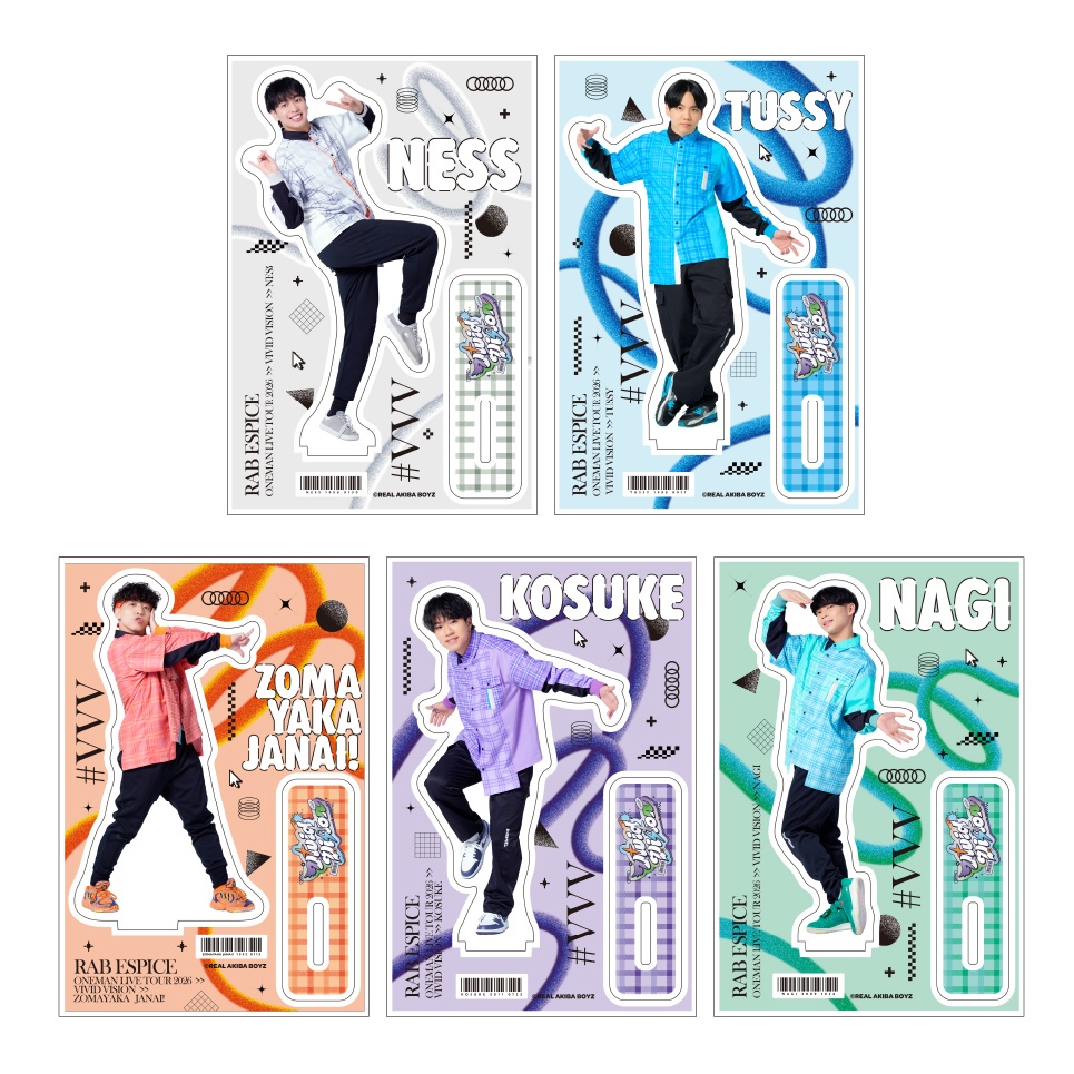 【”VIVID VISION”】アクリルスタンド【事後通販】