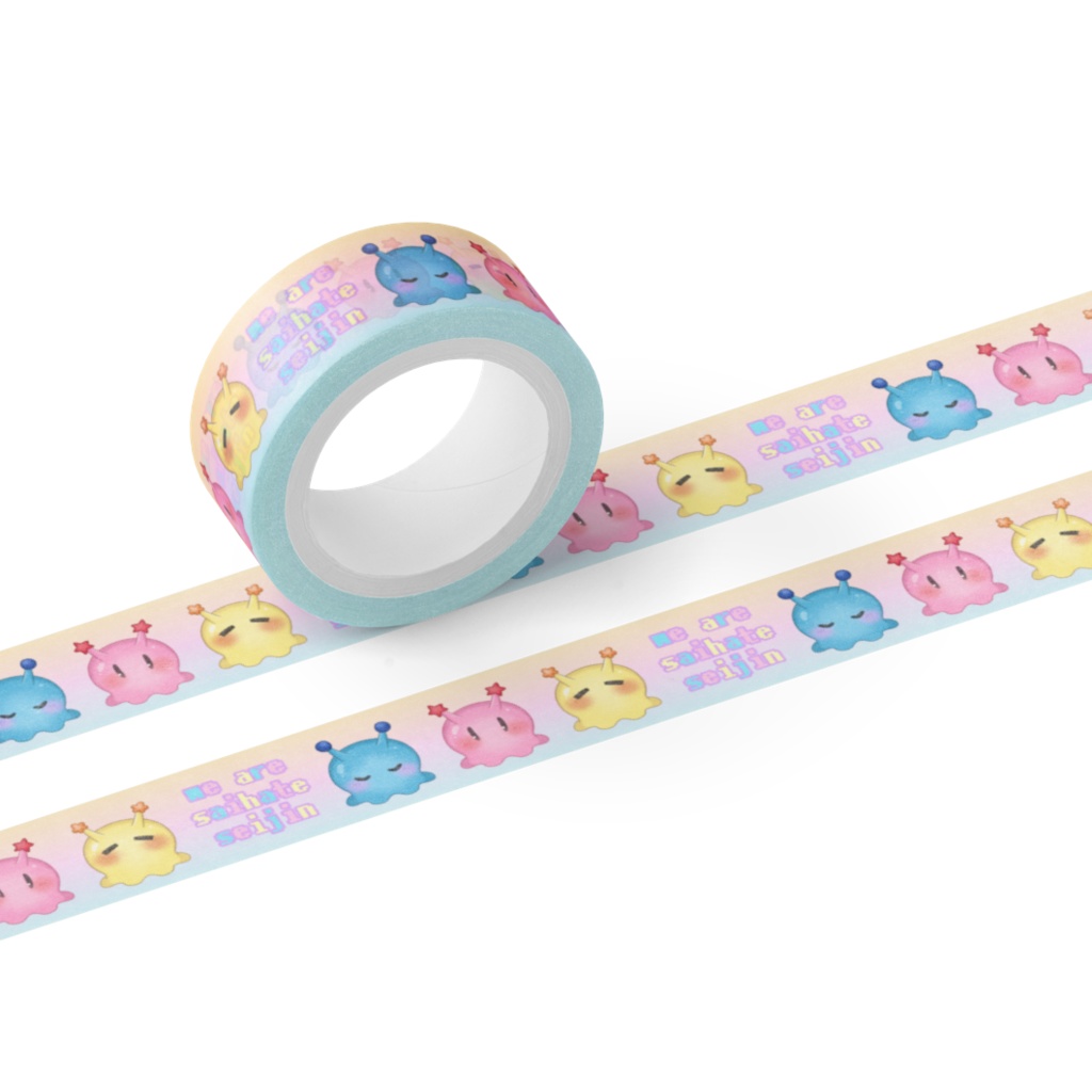 常設グッズ『サイハテ星人マスキングテープ』/ 彩巴輝レア