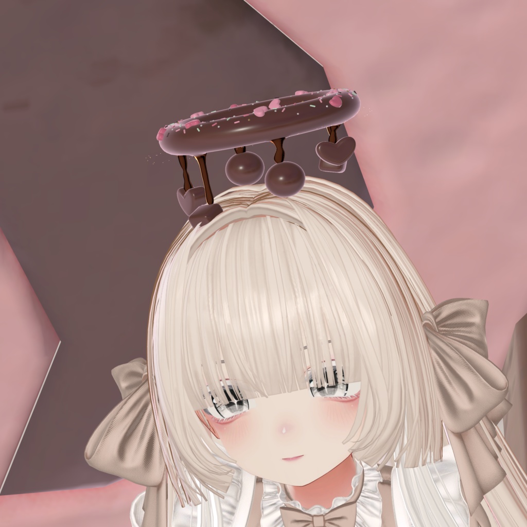 【VRC想定】【MA対応】ChocolateDripHalo