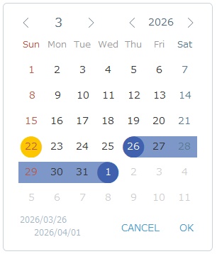 ButtonBarDatePicker for FileMaker