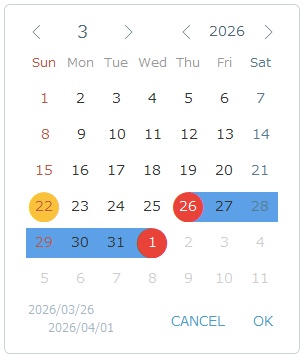 ButtonBarDatePicker for FileMaker