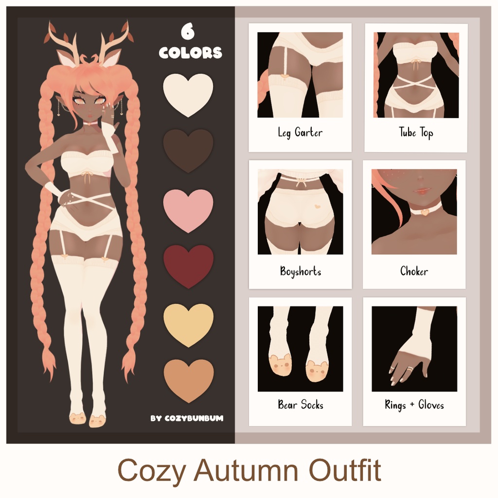 Cozy Autumn Outfit VRoid 秋の服 Traje de otoño