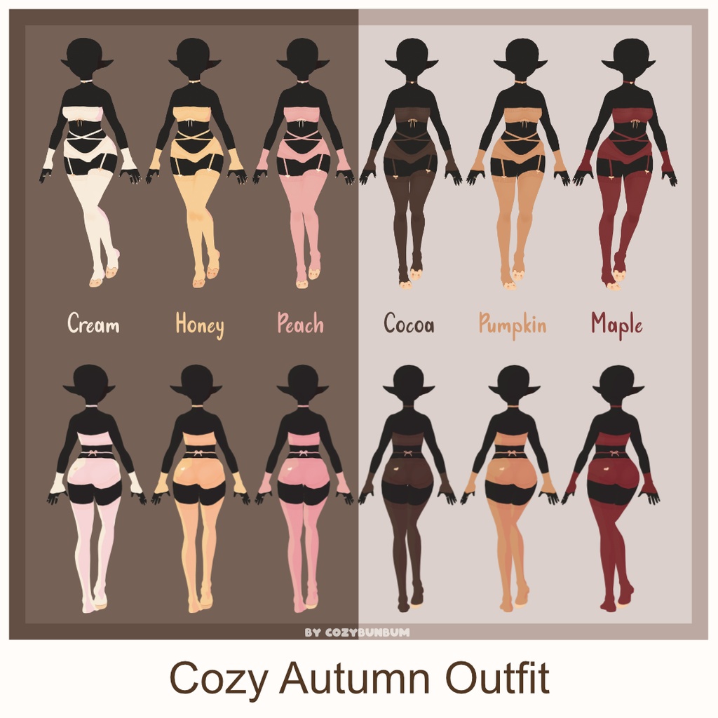 Cozy Autumn Outfit VRoid 秋の服 Traje de otoño