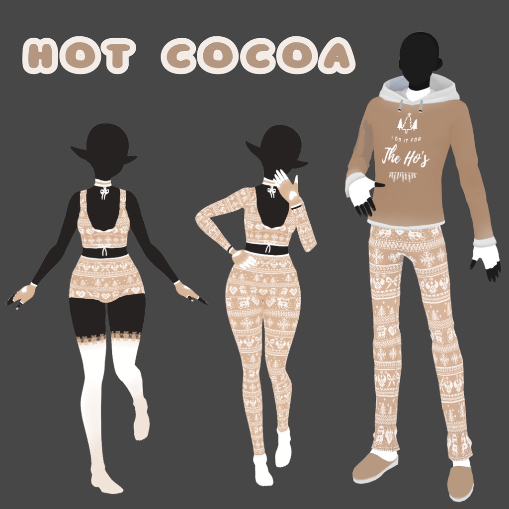 Matching Winter Outfit VRoid 冬の服装 traje de invierno