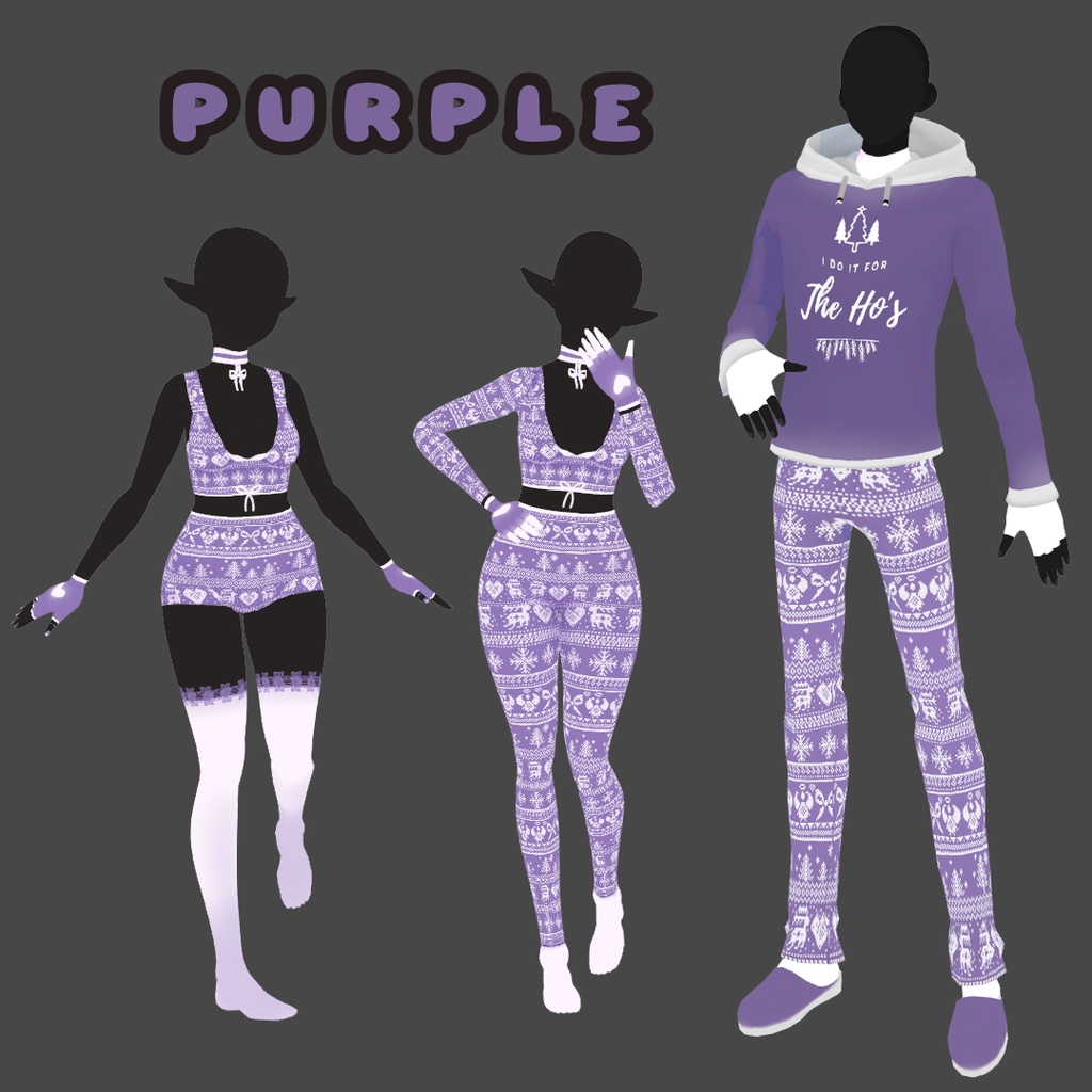 Matching Winter Outfit VRoid 冬の服装 traje de invierno