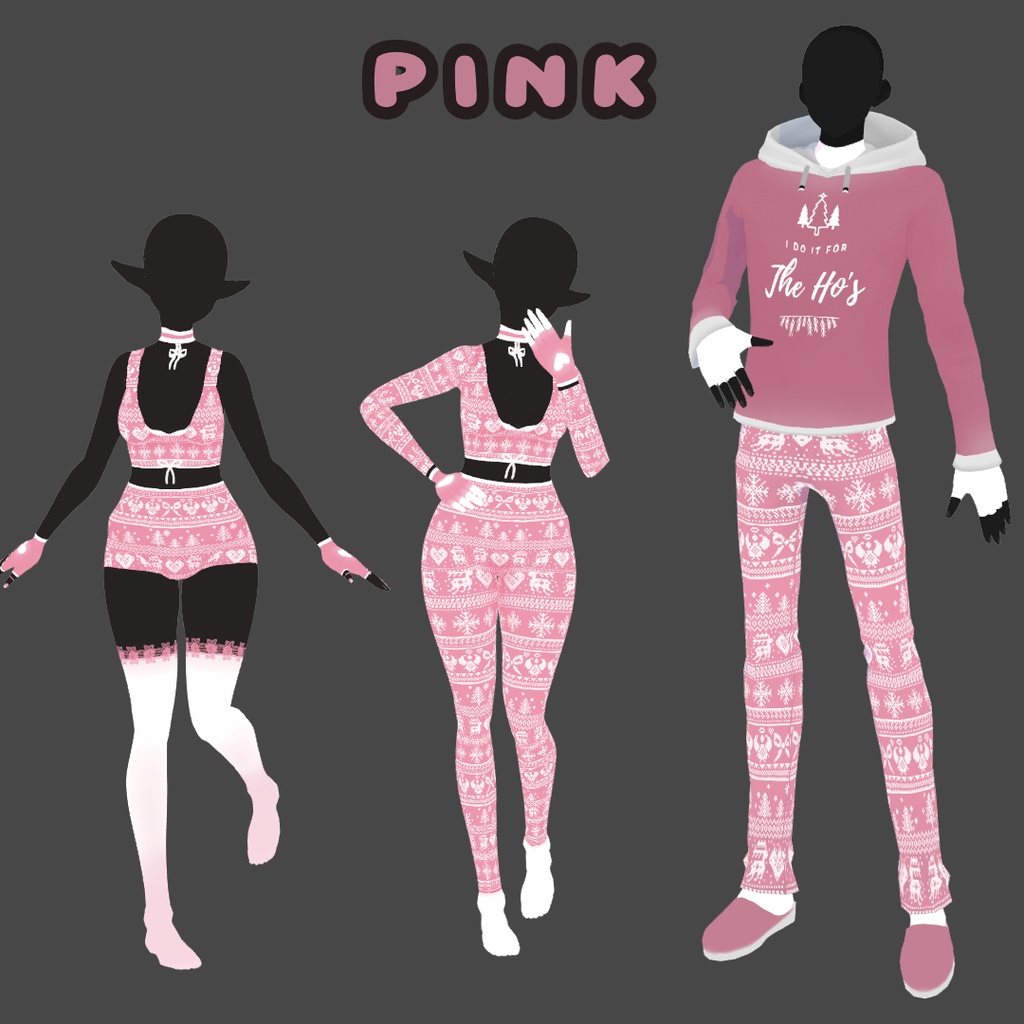 Matching Winter Outfit VRoid 冬の服装 traje de invierno