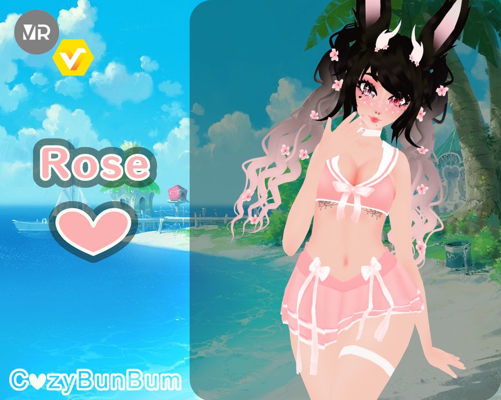 Sailor Fuku Swimsuit VRoid 水着 Traje de baño