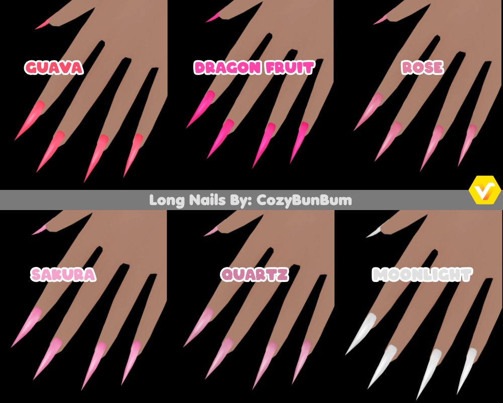 VRoid Long Nails| unas largas
