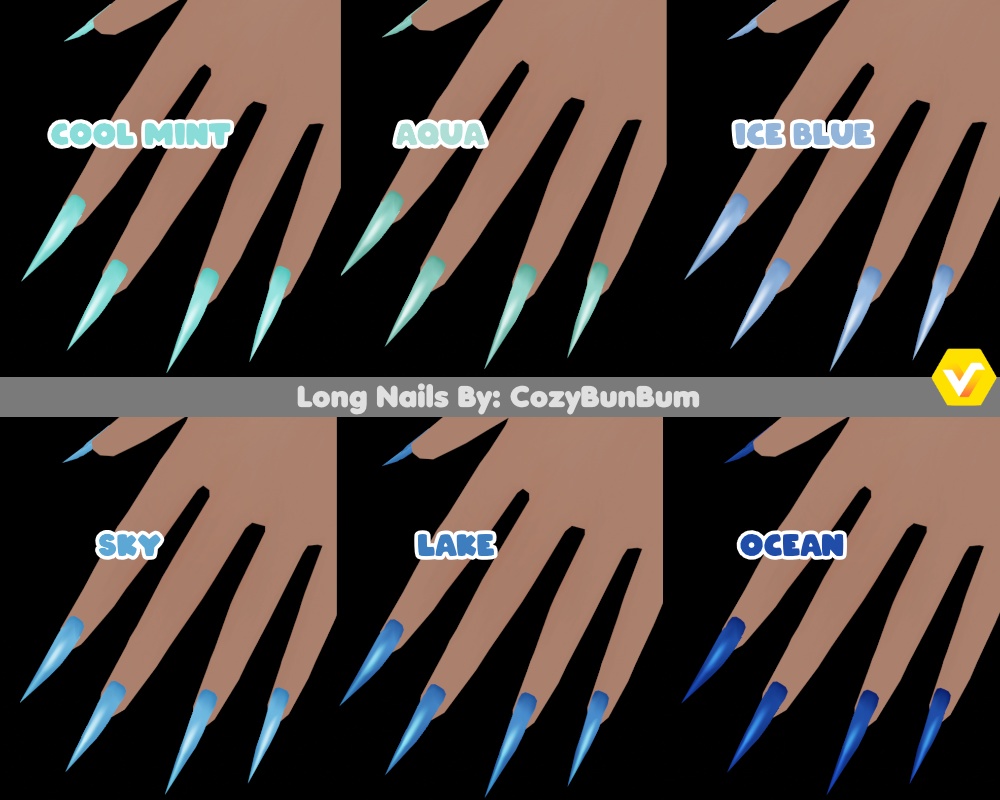 VRoid Long Nails| unas largas