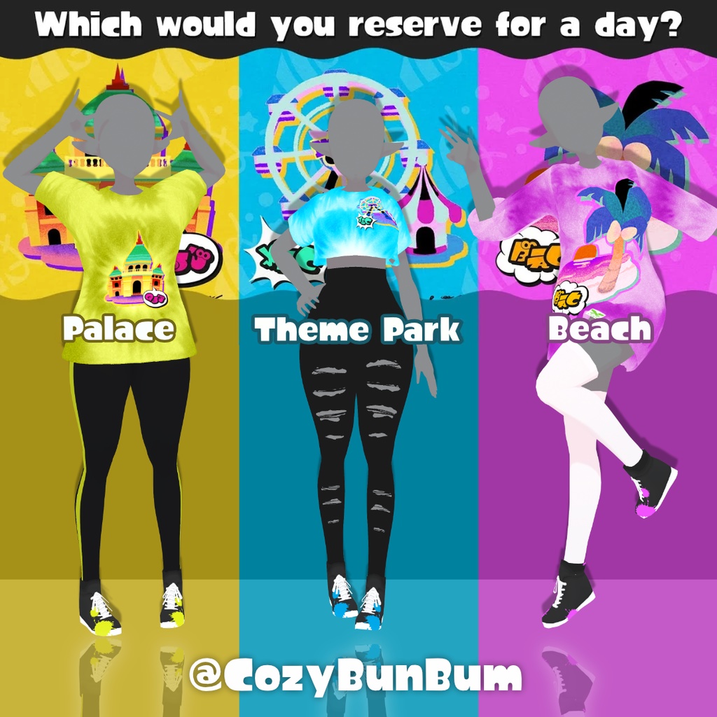[FREE] 無料で Splatfest Splatoon Outfit Set | Palace, Theme Park, Beach