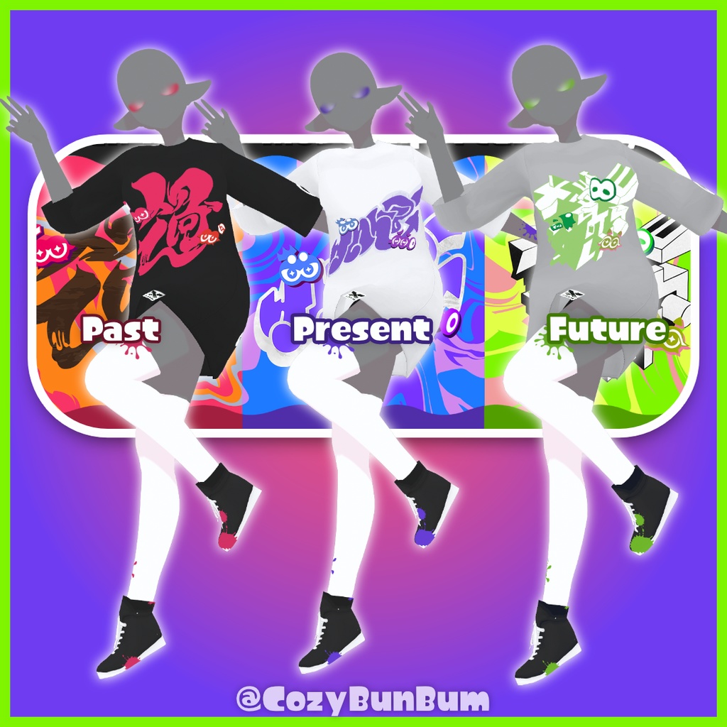 [FREE] 無料 Splatoon Outfit Set | Past Present Future スプラトゥーン 