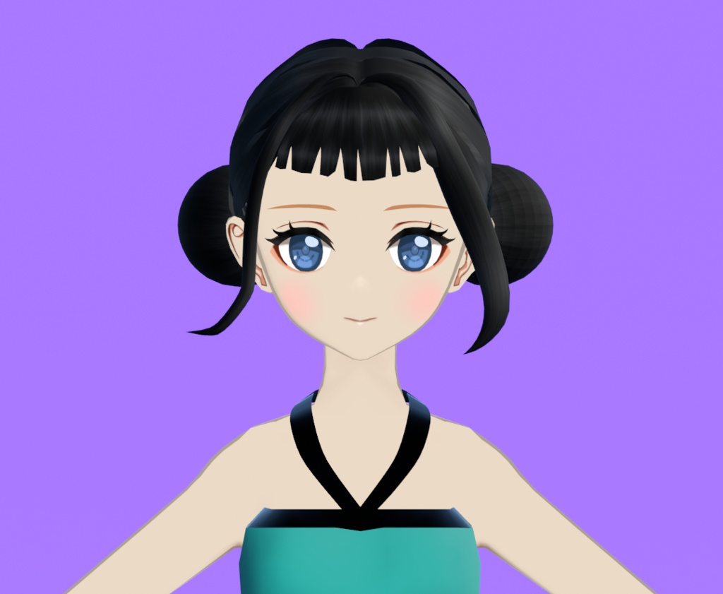 3DモデルヘアZOEY-KPOP DEMON HUNTERS ZOEY HAIRSTYLE