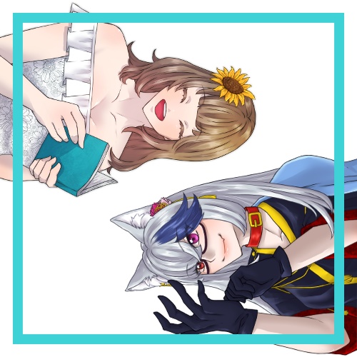 等身イラスト【バストアップ】