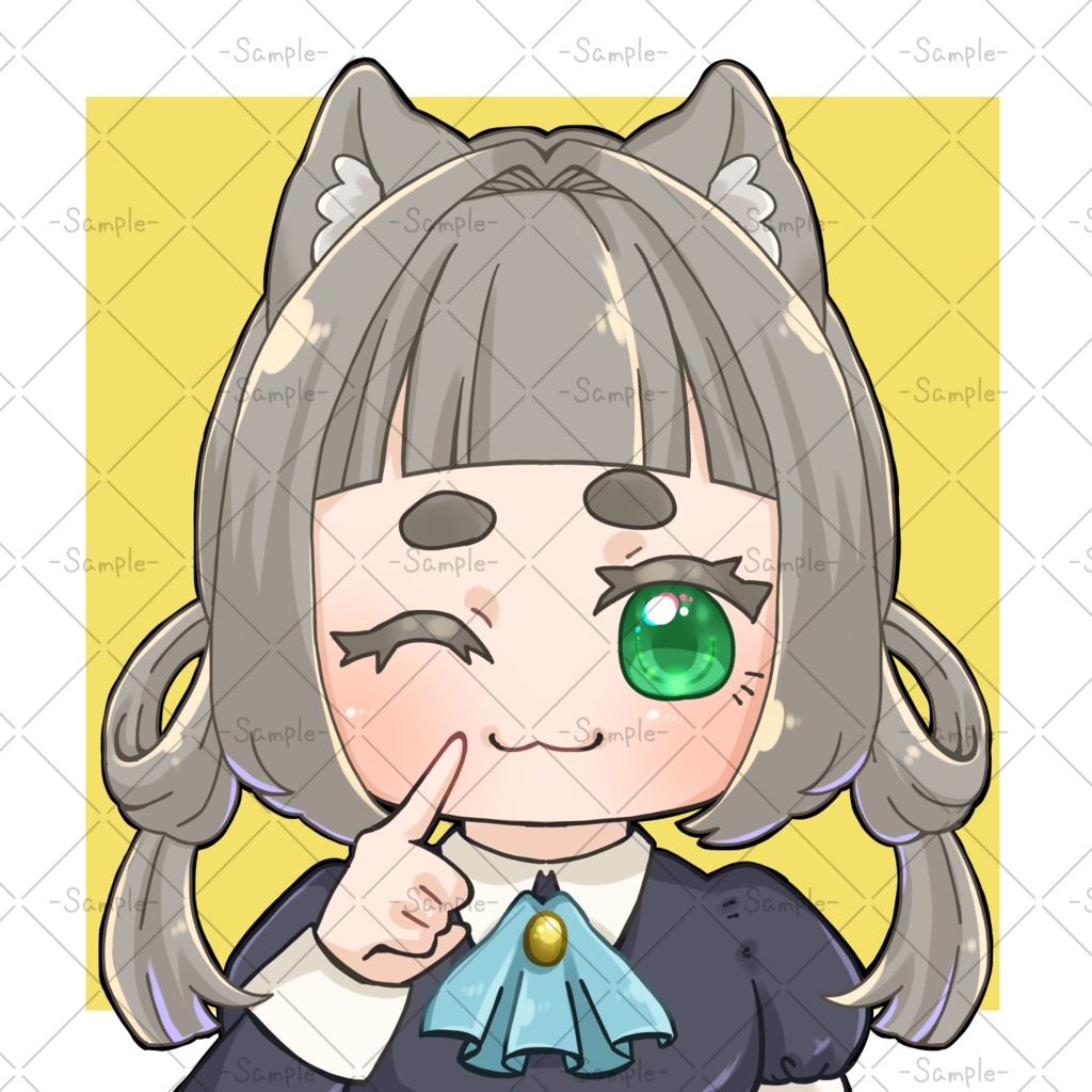 【アイコン】ケモ耳の女の子