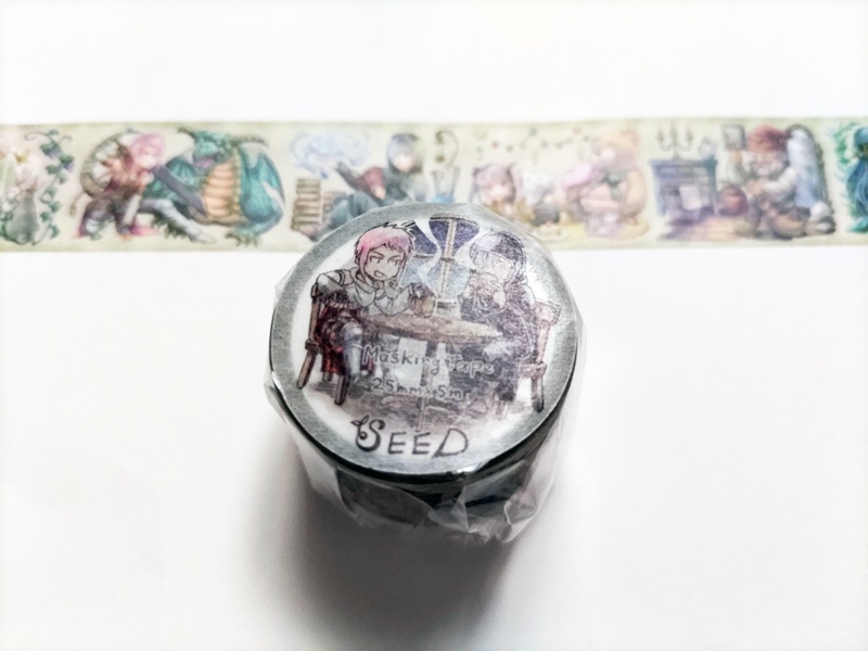 創作漫画「SEED」マスキングテープ