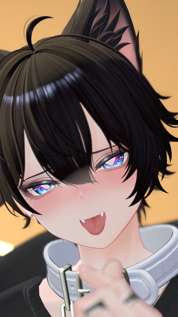 【彼方専用】ビジュアル系メイク(歯と瞳&発光テクスチャ付き)