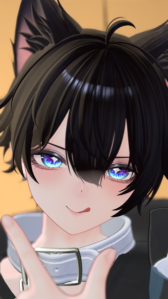 【彼方専用】ビジュアル系メイク(歯と瞳&発光テクスチャ付き)