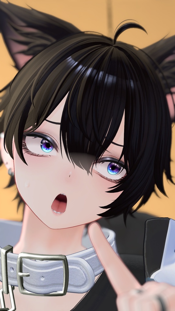 【彼方専用】ビジュアル系メイク(歯と瞳&発光テクスチャ付き)