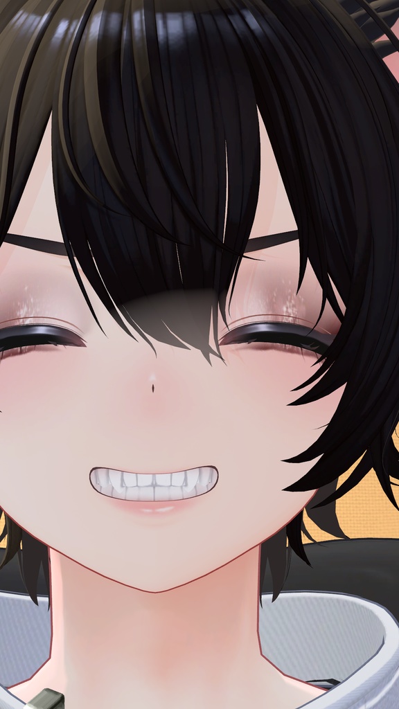 【彼方専用】ビジュアル系メイク(歯と瞳&発光テクスチャ付き)