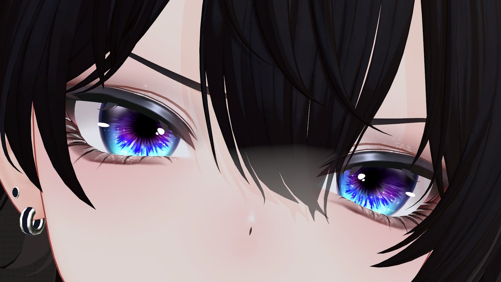 【彼方専用】ビジュアル系メイク(歯と瞳&発光テクスチャ付き)