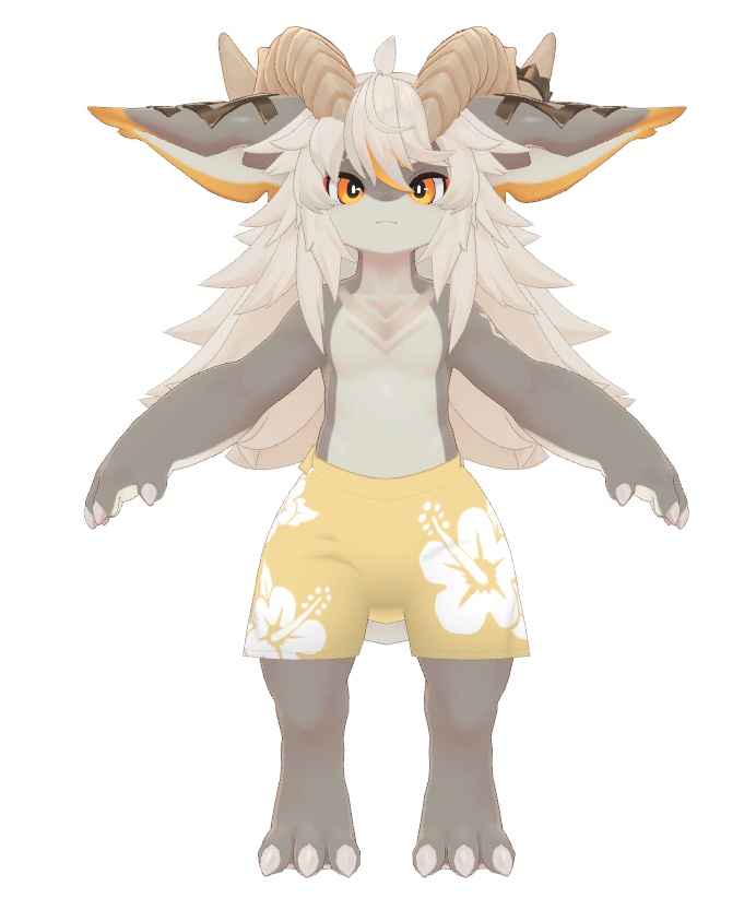 【フォシュニア対応】アロハ調ハーフパンツ