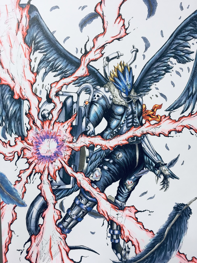 ベルゼブモンブラストモード Sawad Illustration Booth