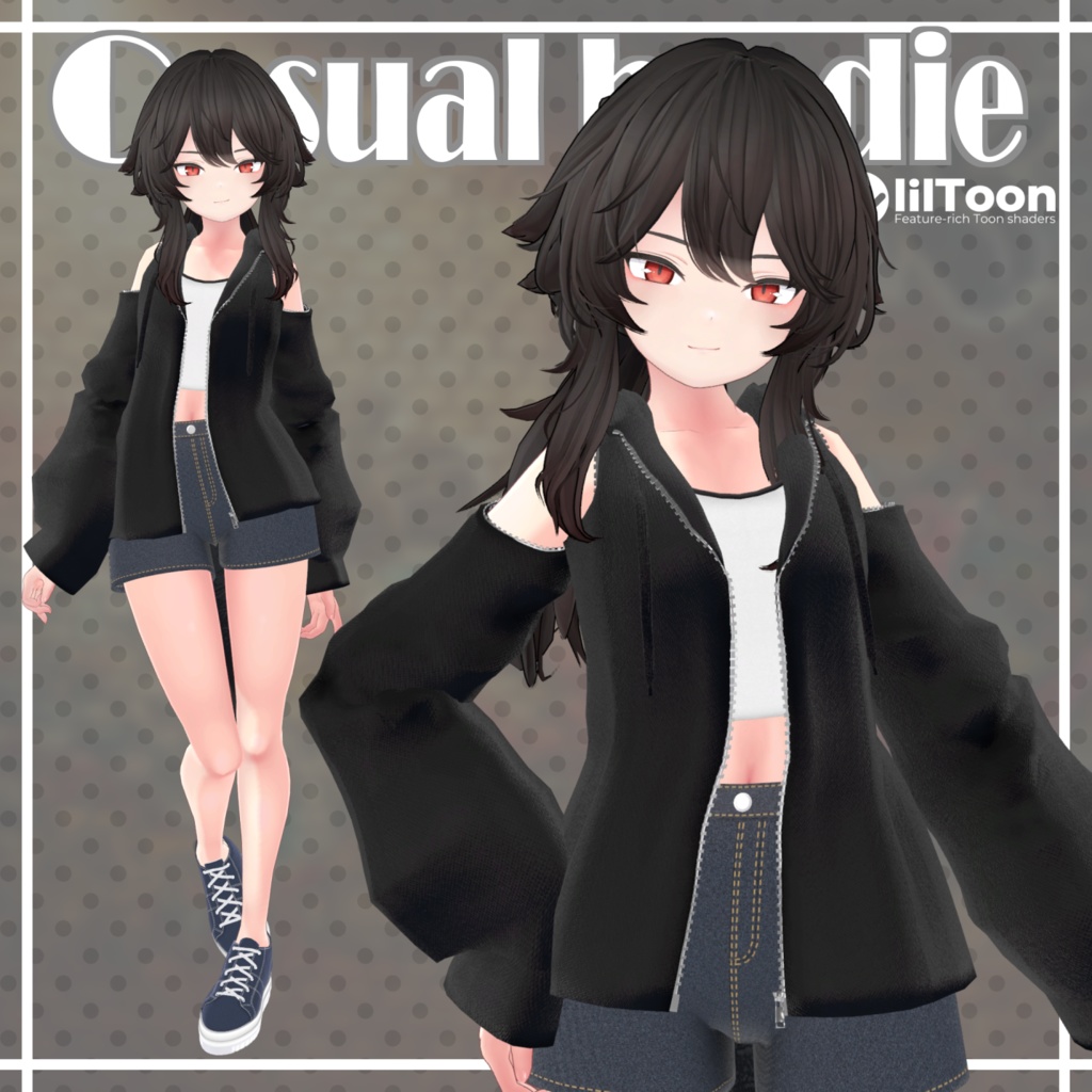 【13アバター対応】CasualHoodie