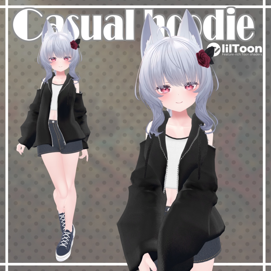 【13アバター対応】CasualHoodie