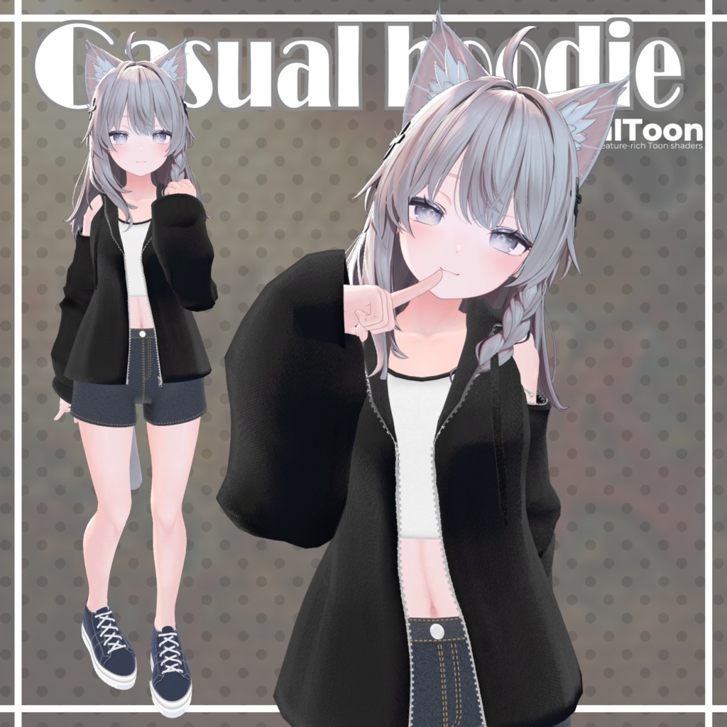 【13アバター対応】CasualHoodie