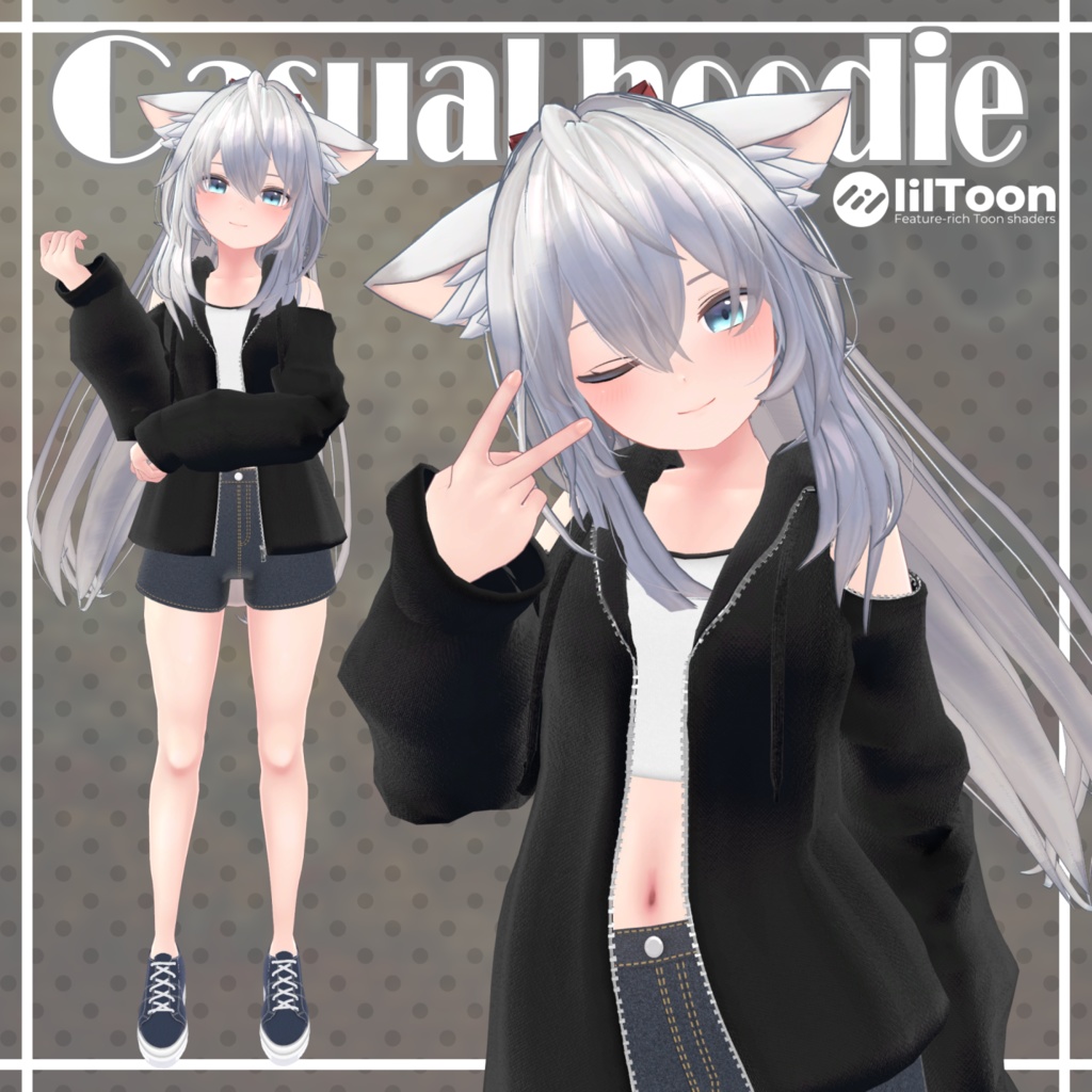 【13アバター対応】CasualHoodie