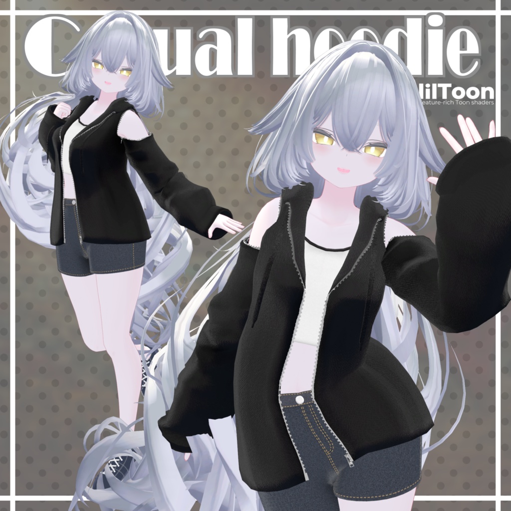 【13アバター対応】CasualHoodie