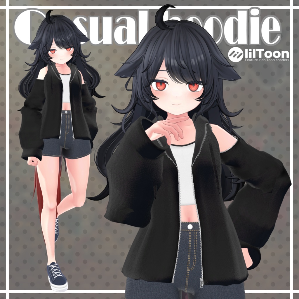 【13アバター対応】CasualHoodie