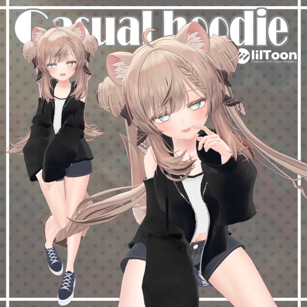 【13アバター対応】CasualHoodie