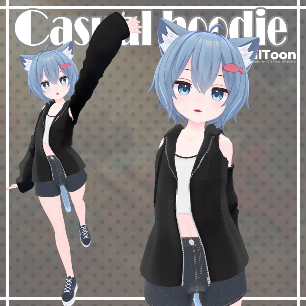 【13アバター対応】CasualHoodie
