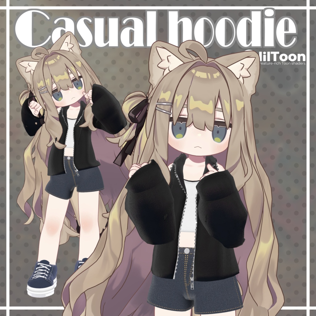 【13アバター対応】CasualHoodie