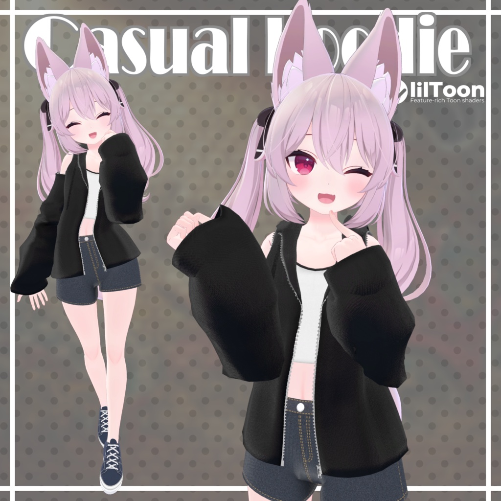 【13アバター対応】CasualHoodie