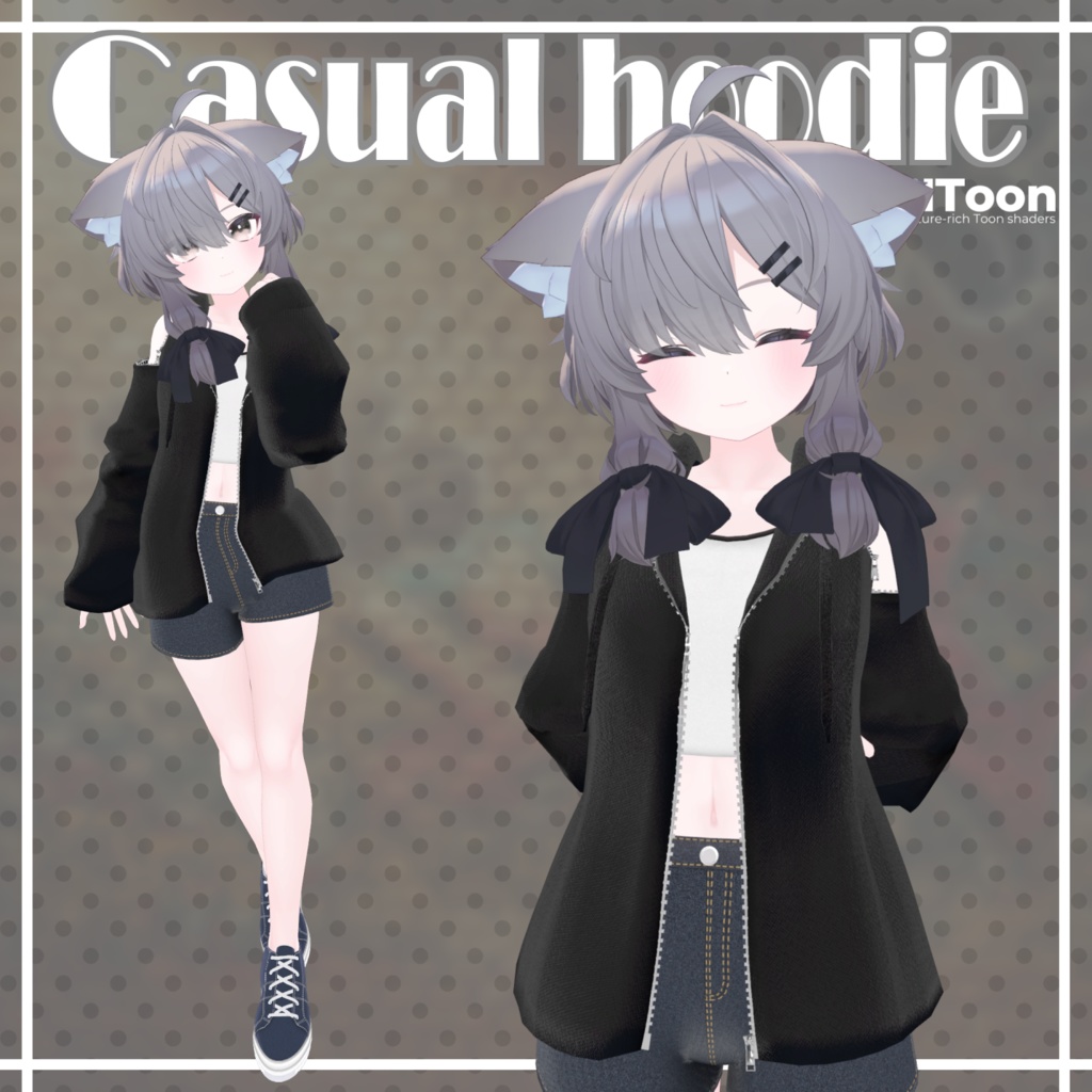 【13アバター対応】CasualHoodie