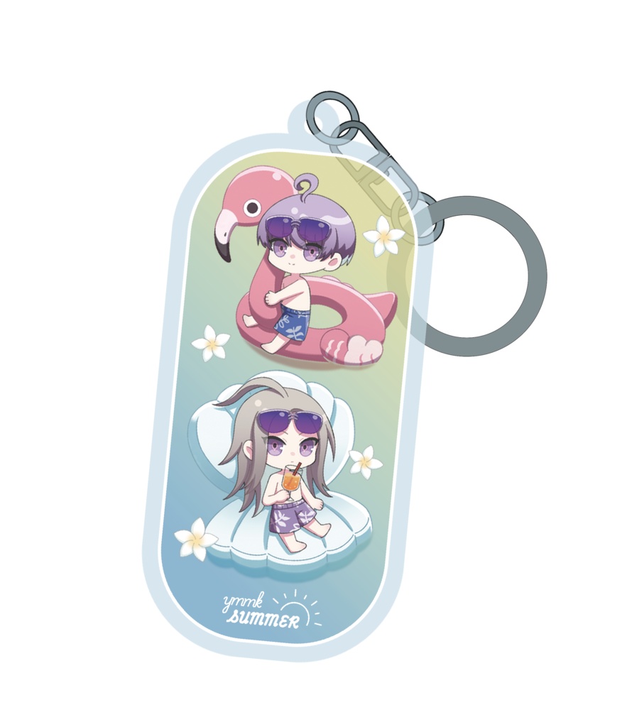 水面アクリルキーホルダー ユママコ