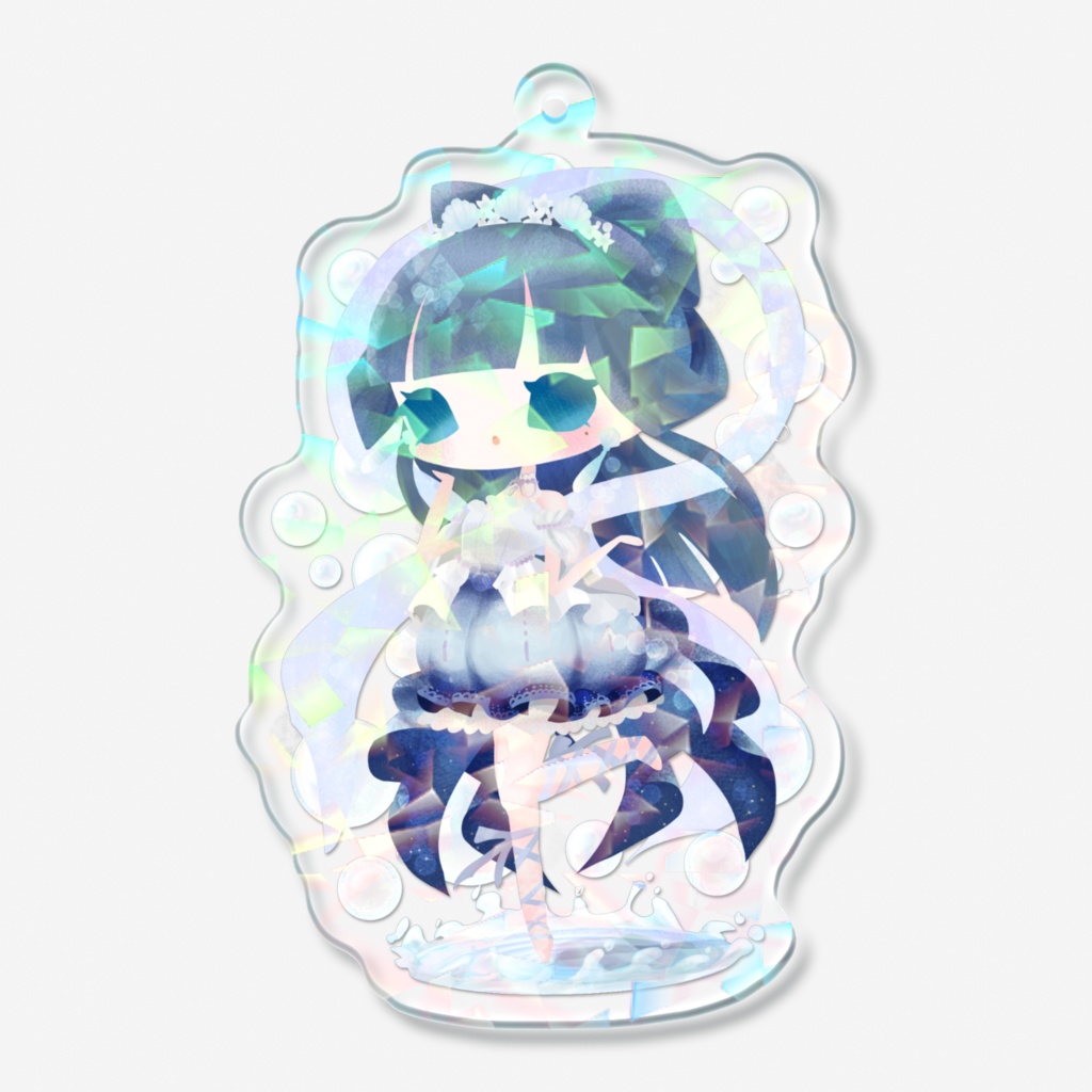 海月 Lana アクリルキーホルダー [キョトン] ホログラムver