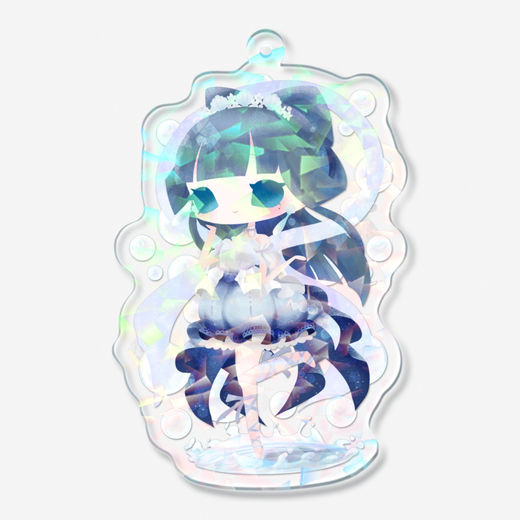 海月 Lana アクリルキーホルダー [ニコッ] ホログラムver