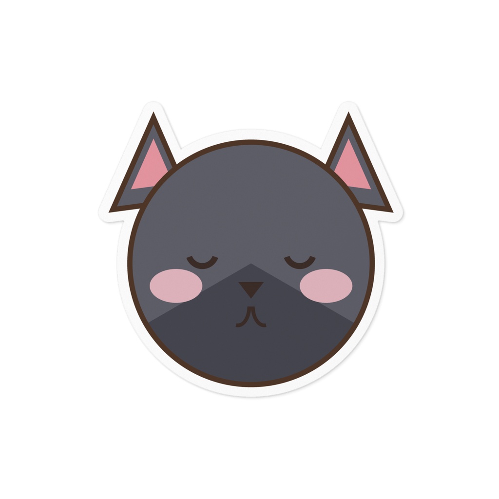 ねむそうないぬステッカー