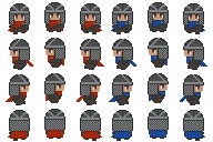 ピクスク用アバター（クリスタリウム兵風）