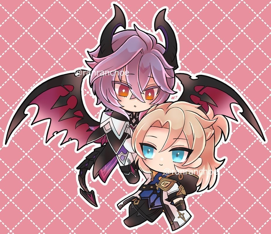 ドゥリン＆アルベド10cmアクキー